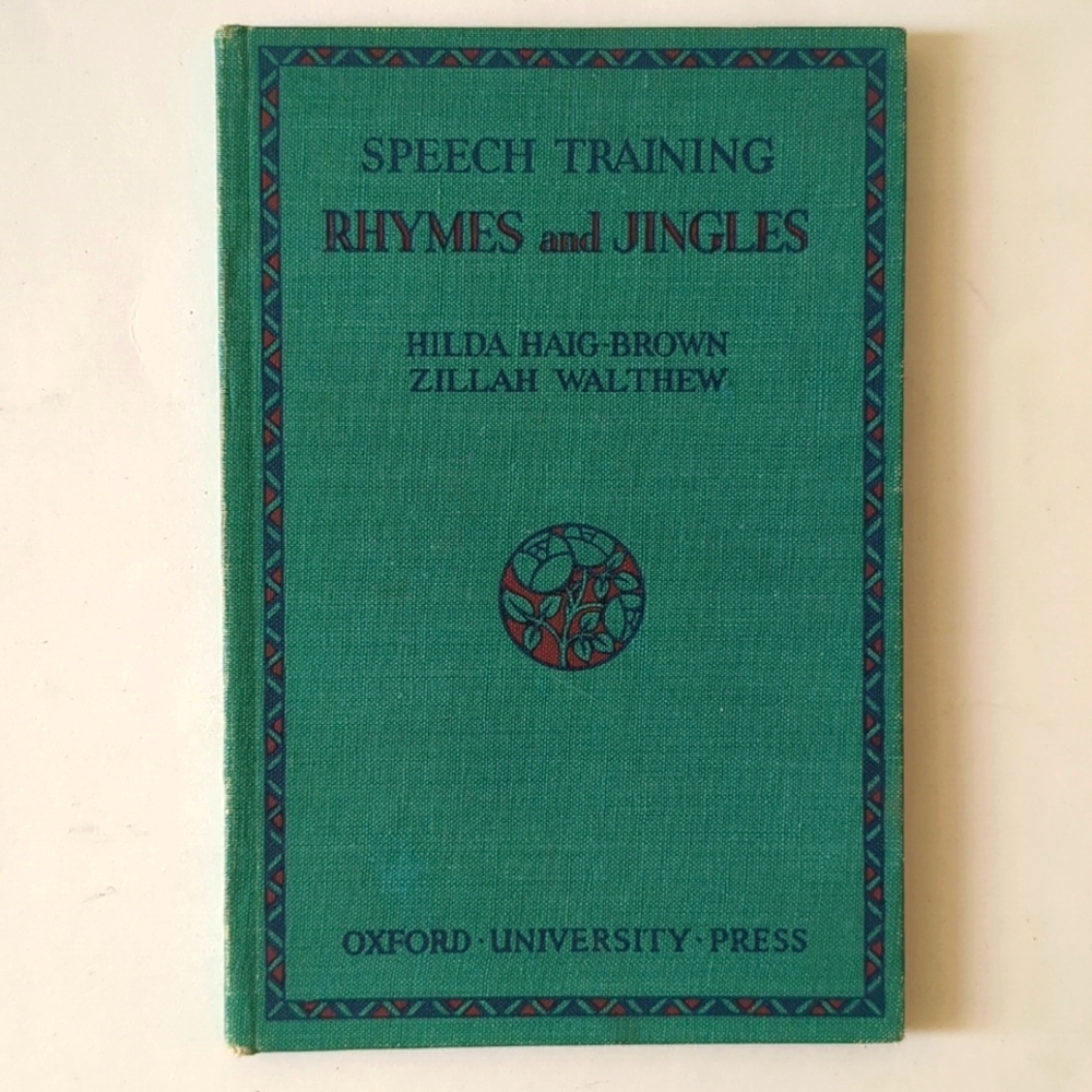 Speech Training Rhymes and Jingles - 1952